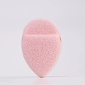 Spugna professionale rosa a goccia per la pulizia del viso con texture a nido d'ape - Confezione sfusa / Rosa