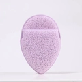 Spugna per pulizia viso viola a forma di goccia con una morbida consistenza porosa - Confezione sfusa / Viola