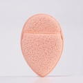Spugna per pulizia viso arancione XL a forma di goccia per un'esfoliazione delicata della pelle - Confezione sfusa / Arancione