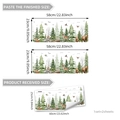 Stickers muraux animaux forêt avec cerf, ours et pins pour décoration chambre enfant - Style Animaux de la Forêt (MS6497-ZY)