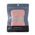 Pink soft soap sponge pouch with silver finger strap in professional retail packaging - Soft Fine Surface / Light Pink