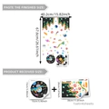 Luminous outer space wall stickers set featuring stars and planets for nursery decor - Space Exploration Combo Style (YCG6078+YCG6079) / Four Sheets