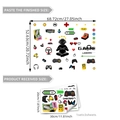 Stickers muraux lumineux avec icônes de console de jeu rétro pour chambre d'enfant - Lot de 3 Feuilles (20*30cm)