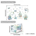 Stickers muraux marins lumineux avec tortues et poissons, dimensions 90x58 cm - 30*40cm (2 feuilles) + 20*30cm (1 feuille)