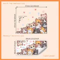 Stickers muraux de chats mignons et empreintes de pattes pour décoration de chambre - 30*60cm*1 Feuille
