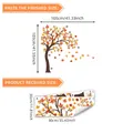 Größentabelle für herbstliche Ahornbaum-Wandsticker im Format 105x103cm aus zwei Bögen - Halloween Ahornbaum 2er-Pack (MS6452)