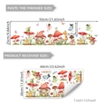 Pegatinas estáticas de hadas de setas y mariposas para decorar vidrios de casa - 30x60cm