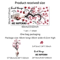 Winter plum blossom wall stickers with bird motifs and inspirational quote decals - 30*60cm Plum Blossom Vase (DJ2079)