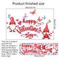 Gnome butterfly Valentine's Day wall stickers set with size guide 85x55cm - 30*90cm Single Sheet