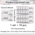 Classic marble mosaic tile stickers 10pcs set for kitchen and bathroom 15x15cm - 10 Pieces/Pack (15x15cm) (ACZ7523-NL) / Colorful