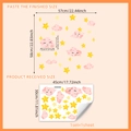 Adesivi murali luminosi con nuvole rosa e stelle gialle per la camera dei bambini - Stile Nuvola Rosa E Stelle (YCG703-ZJ) / 30*45cm