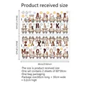 Spécifications détaillées des dimensions de 60x30cm pour stickers muraux train alphabet - 30*60cm*2 pièces