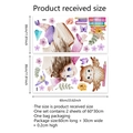 Vue détaillée des dimensions des stickers muraux aquarelle fille lisant 60x30cm - Ms7570 (30*60cm*2pcs)