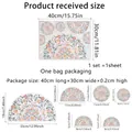 Rainbow mandala window stickers kit with dimensions 40x30cm for home glass decoration - 30*40cm*1pc