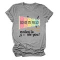 Detaillierte Flachbildaufnahme vom grauen T-Shirt mit Xylophon-Musikdruck und Text - S / Schwarze Buchstaben mit Grafik / Dunkelgrau