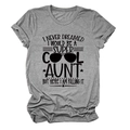 Detail eines grauen Rundhals-T-Shirts mit weicher Stoffstruktur und Familien-Grafikdruck - S / Dunkelgrau (Schwarze Schrift)