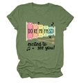 Détail d'un t-shirt en coton vert avec imprimé xylophone coloré et texte musical - S / Vert olive