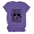 Detail of the crew neck short sleeve t-shirt in heather purple with graphic slogan print - Purple (Black Font)