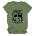 Detail of dark green cotton T-shirt showing crew neck and graphic print texture - Olive Green (Black Font)