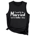 Detail eines schwarzen Muskel-T-Shirts mit weißem Druck und modischem Knoten am Saum - S / Schwarz
