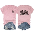 Detail of pink Sassy Mom slogan t-shirt back print and distressed denim shorts - S / Pink