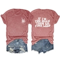 Women's summer outfit with Sassy Mom tee and ripped denim shorts in brick red and blue - S / Rose Gold (White Print)