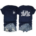 Navy blue cotton T-shirt with Sassy Mom and If I am too much print on both sides - S / Navy Blue
