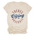 Close-up of vintage distressed lettering on the beige short sleeve baseball t-shirt - S / Sand