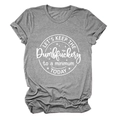 Detail of grey cotton T-shirt featuring Let's Keep The Dumbfuckery printed slogan - S / Dark Gray (White Font)