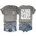 Vista frontal y trasera detallada de la camiseta gris con diseño Realtor Life estampado - S / Gris Oscuro (Fuente Blanca)