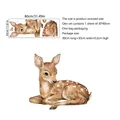Cartoon deer wall sticker for kids rooms, 30x80cm sheet size and 60x54cm finished size - MS8575-NH (30*80cm)