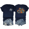 Detail von dunkelblauem Rundhals-T-Shirt mit 'Protect Airways' Text und Lungen-Grafik - Marineblau (Weißer Druck)