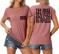 Détail du t-shirt Twin Mama mauve en coton avec slogan noir imprimé pour mamans - Or Rose (Police Noire)