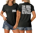 Vue avant et arrière d'un t-shirt Twin Mama gris foncé avec impression de citation - Gris Chiné (Police Blanche)
