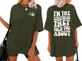 Front and back view of army green Esthetician graphic tee showing typography and fit - S / Army Green
