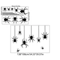Gedetailleerde maattabel voor Halloween spin muurstickers met afmetingen 138x100cm - Halloween Zwarte Spin Stijl (MS8523-NH)