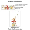 Stickers muraux lapin et champignon adhésifs avec taille d'affichage de 110x52cm - MS8527-NH (30*90cm)