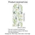 Sticker mural arche bohème avec feuilles vertes et fleurs jaunes pour la déco - Style Botanique d'Arche à l'Aquarelle (ATW8018-NH)