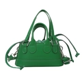 Elegante borsa a tracolla mini verde caramella con manici superiori per donna - Verde
