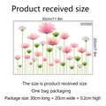 Sticker mural fleur de lotus pour décor de salle de bain et salon, taille 30x20cm - 20*30cm