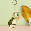 Portachiavi tartaruga di peluche verde con grandi occhi per decorazione borsa - Verde