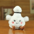 Portachiavi peluche a forma di volano da badminton con guance rosa e morbido pelo - Stile Badminton / 14cm