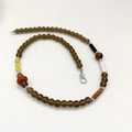 Handmade necklace with smoky quartz, baroque pearl, and tiger eye beads with S-hook clasp - Yellow Rutilated Quartz Necklace (Approx. 43cm)
