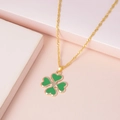Collar de trébol de cuatro hojas dorado Hinata Tachibana de Tokyo Revengers - Dorado