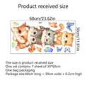 Maatspecificaties voor muurstickers met katten en vlinders van 30 bij 60 centimeter - 30*60cm