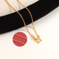 Polished gold curb chain necklace with retro M-shaped clasp and waterproof titanium steel - M-buckle Polished Chain / 45cm / Gold