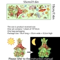 Stickers muraux phosphorescents fées et maison champignon pour déco de chambre - 19*55cm*1 Pièce