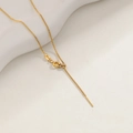 18K vergulde titanium boxketting met verstelbare kraal en schuifpen voor dames - 02-Universele Ronde Sluiting Boxketting Goud