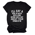 Close-up of white slogan print and rolled sleeve detail on a black cotton t-shirt - S / Black (White Text)