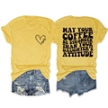 Detailed back and front views of yellow 'Mama' T-shirt with denim shorts outfit - Yellow (Black Font)